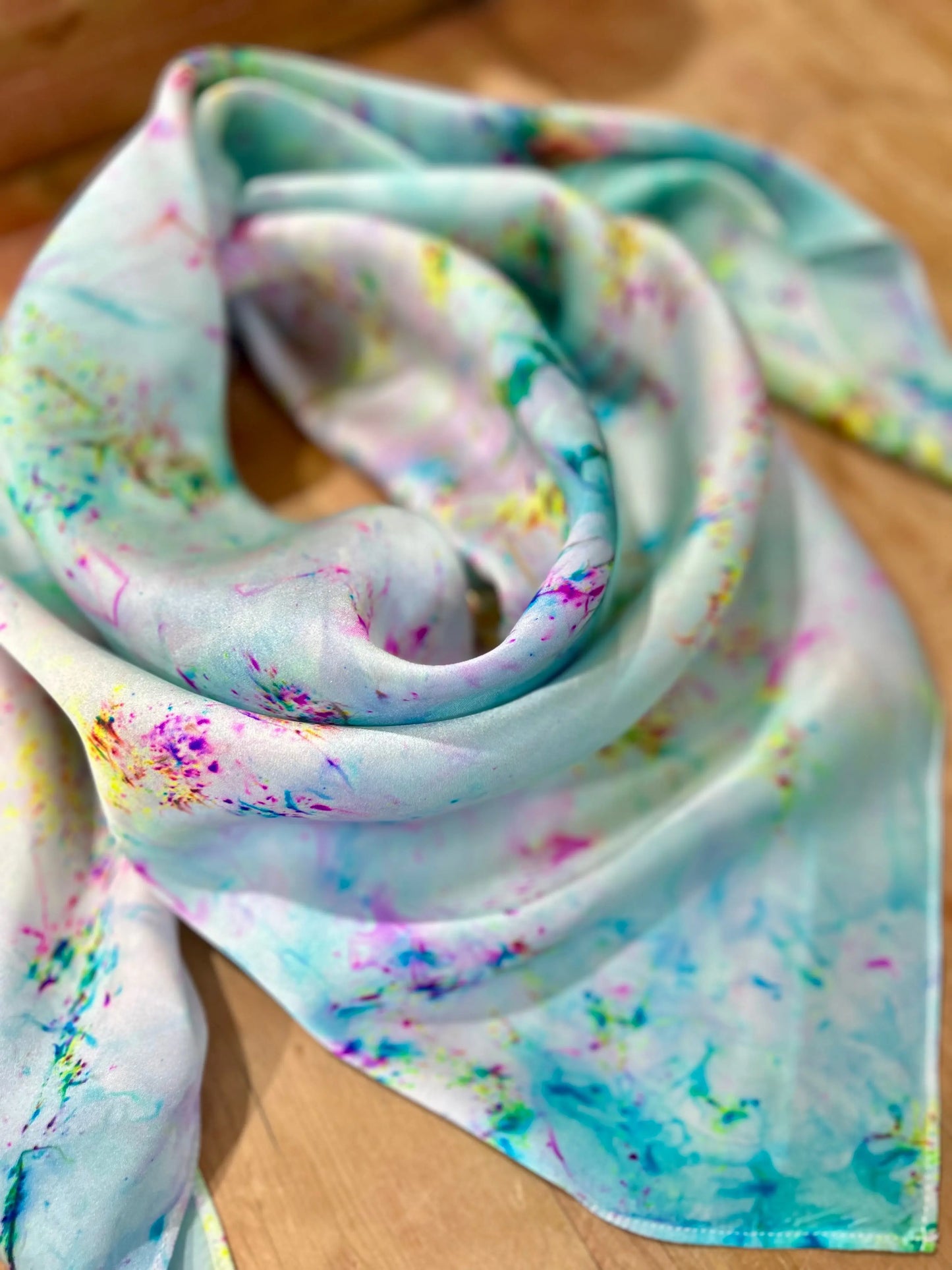 OOAK- 100% Silk Wild Rag