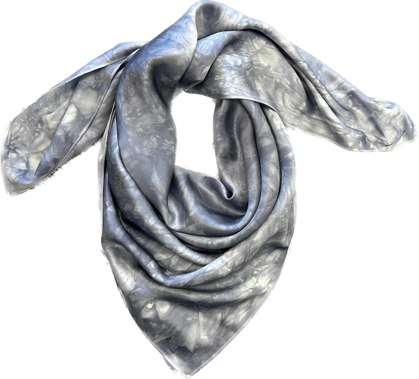 Silk Charmeuse Wild Rag- “Coal Country" Amber Waves KS