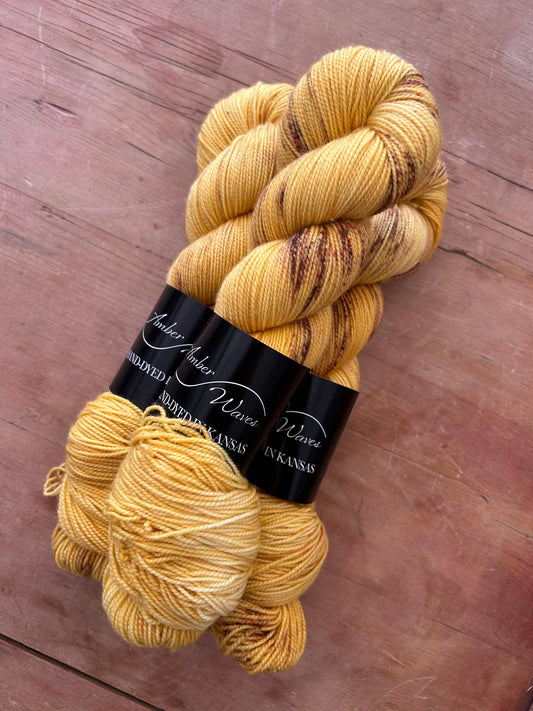 “Brown Eyed Susan” | Hand Dyed Yarn