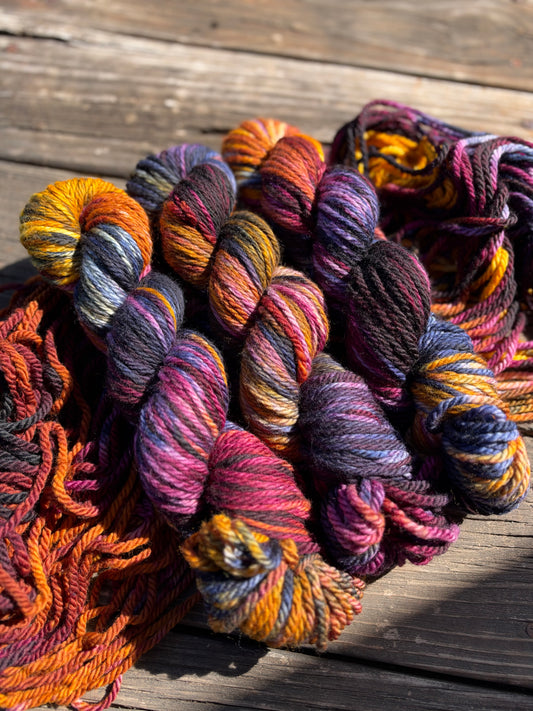 Roll of the Dye- Autumn Colors | Hand Dyed Yarn