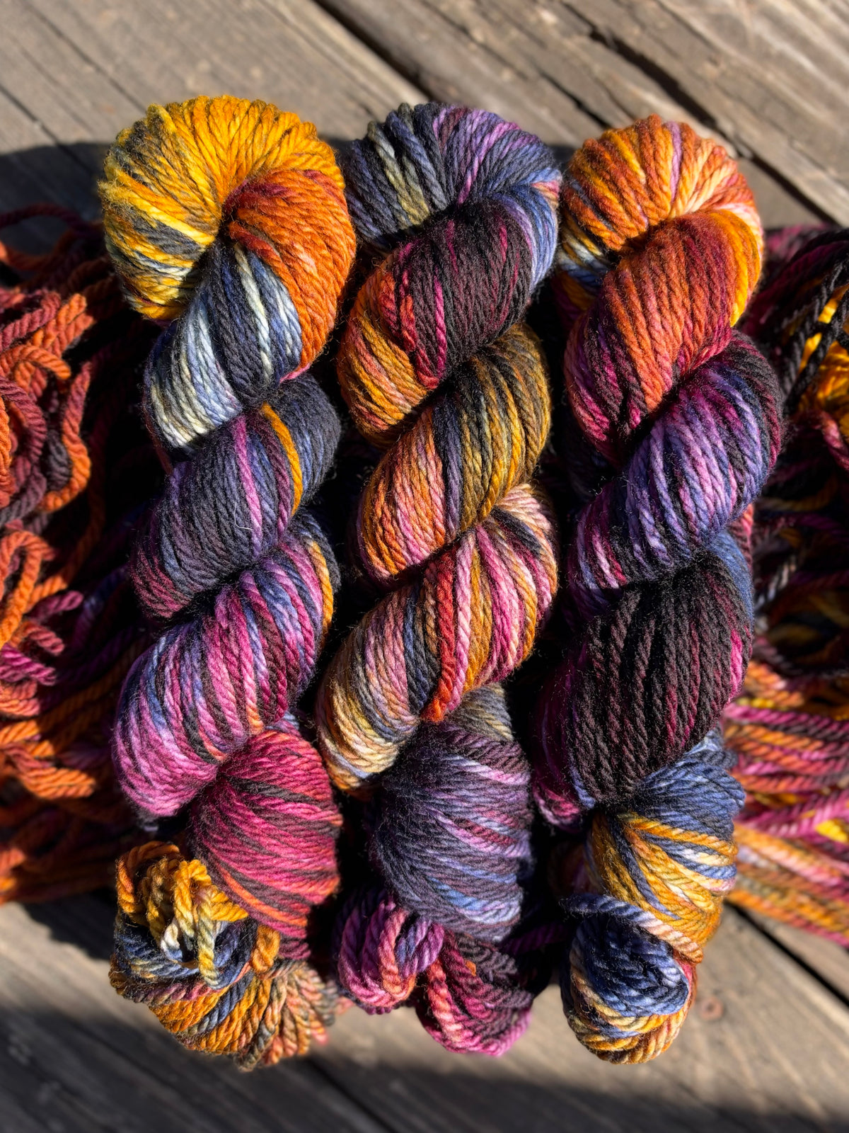 Roll of the Dye- Autumn Colors | Hand Dyed Yarn