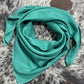 “Emerald”- 100% Jacquard Silk Wild Rag (36")