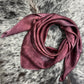 “Deep Burgundy OOAK” -Charmeuse Silk Wild Rag