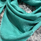 “Emerald”- 100% Jacquard Silk Wild Rag (36")