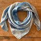 Gray & Baby Blue Marbled- 100% Silk Wild Rag