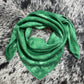 Tonal Green- 100% Jacquard Silk Wild Rag