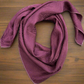 Jacquard Silk Wild Rag-“Mulberry”