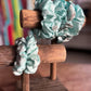 100% Silk Scrunchie | Hand-Dyed Mulberry Silk | Robin’s Egg