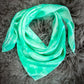 “Seafoam” -Charmeuse Silk Wild Rag
