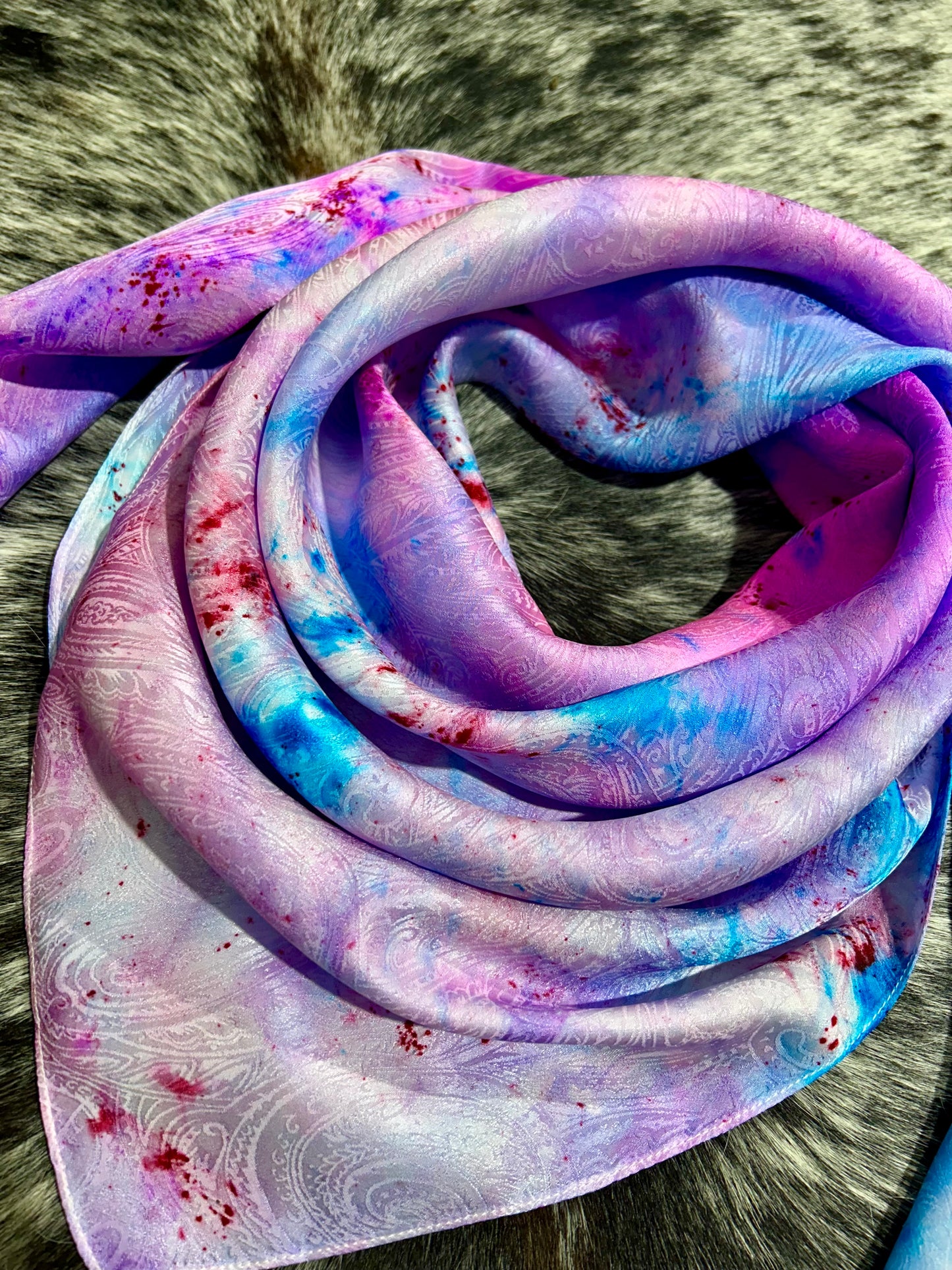 Brighter Days- 100% Jacquard Silk Wild Rag