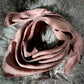 “Teddy Bear Brown”- 100% Jacquard Silk Wild Rag (36")