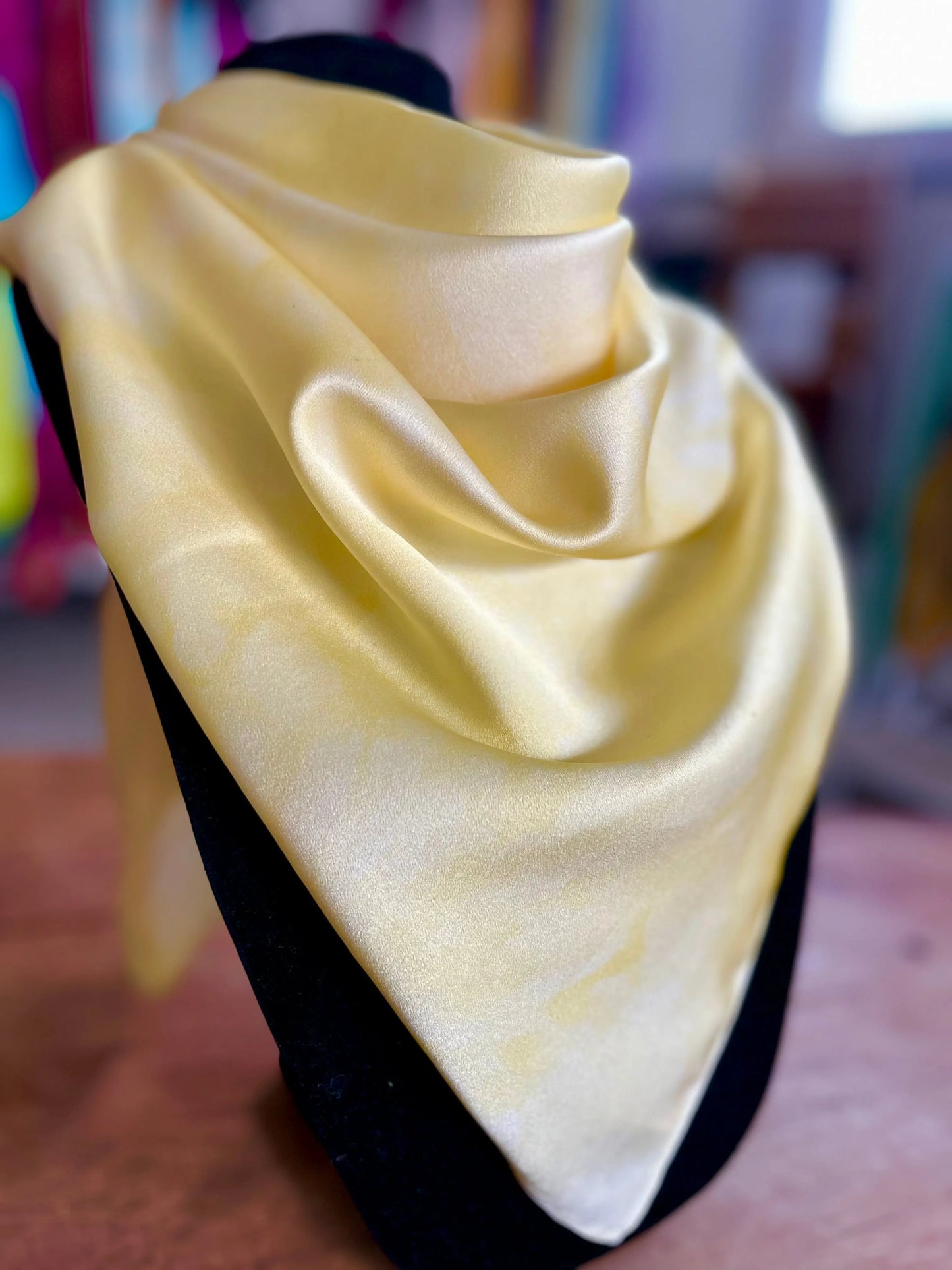 Butter Yellow- 100% Silk Wild Rag