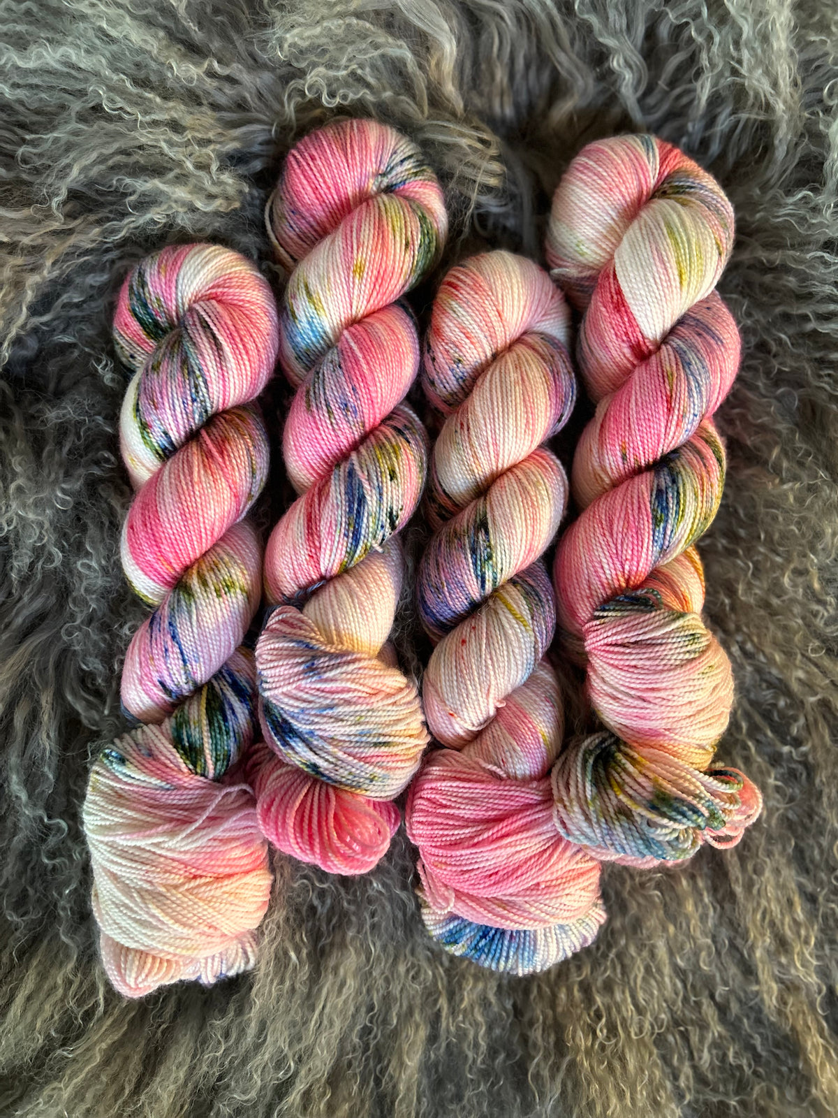 “Pretty in Pink” Cashmere Twist Sock | Hand Dyed Yarn (Copy)