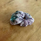 100% Silk Scrunchie | Hand-Dyed Mulberry Silk | Lavender Speckled