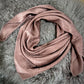 “Teddy Bear Brown”- 100% Jacquard Silk Wild Rag (36")