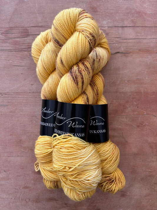 “Brown Eyed Susan” | Hand Dyed Yarn