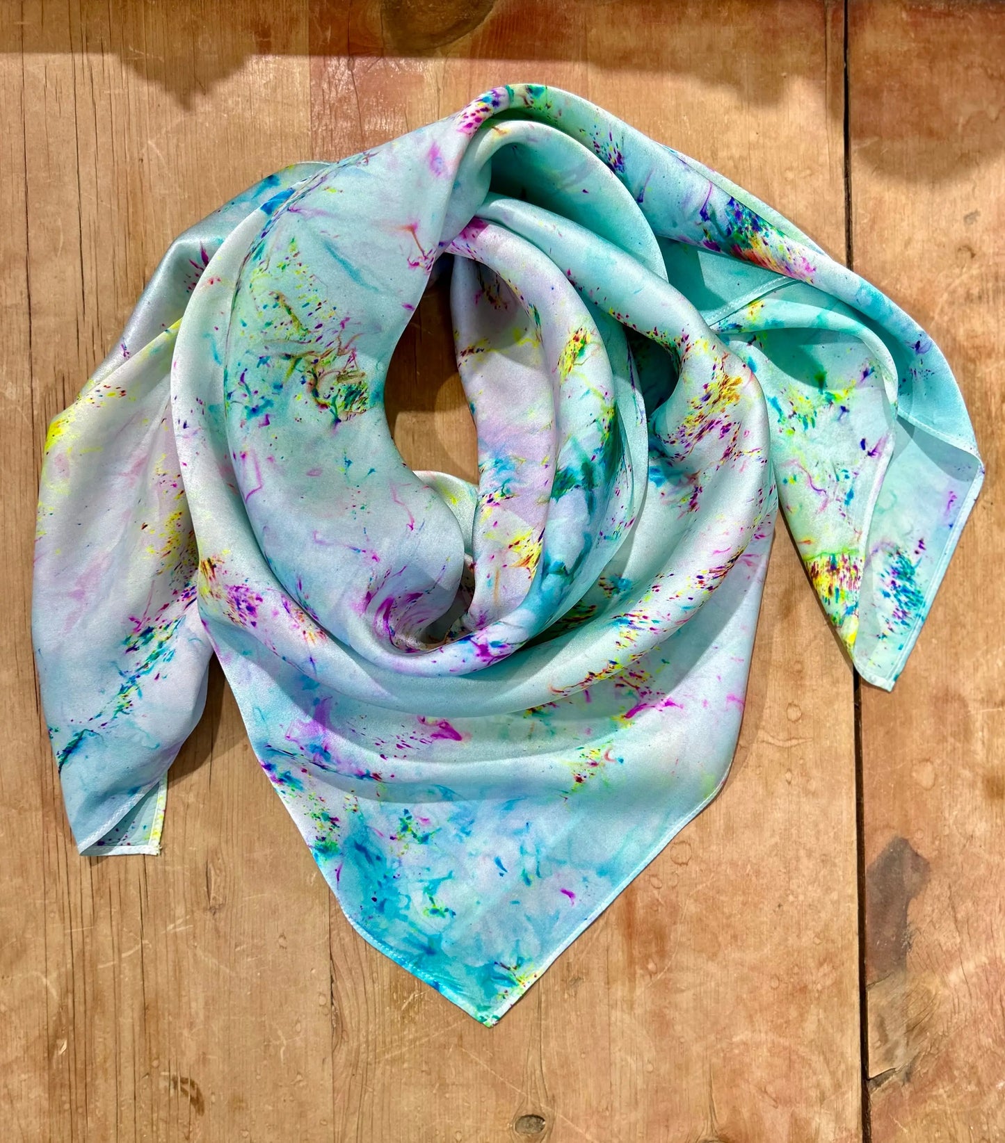 OOAK- 100% Silk Wild Rag