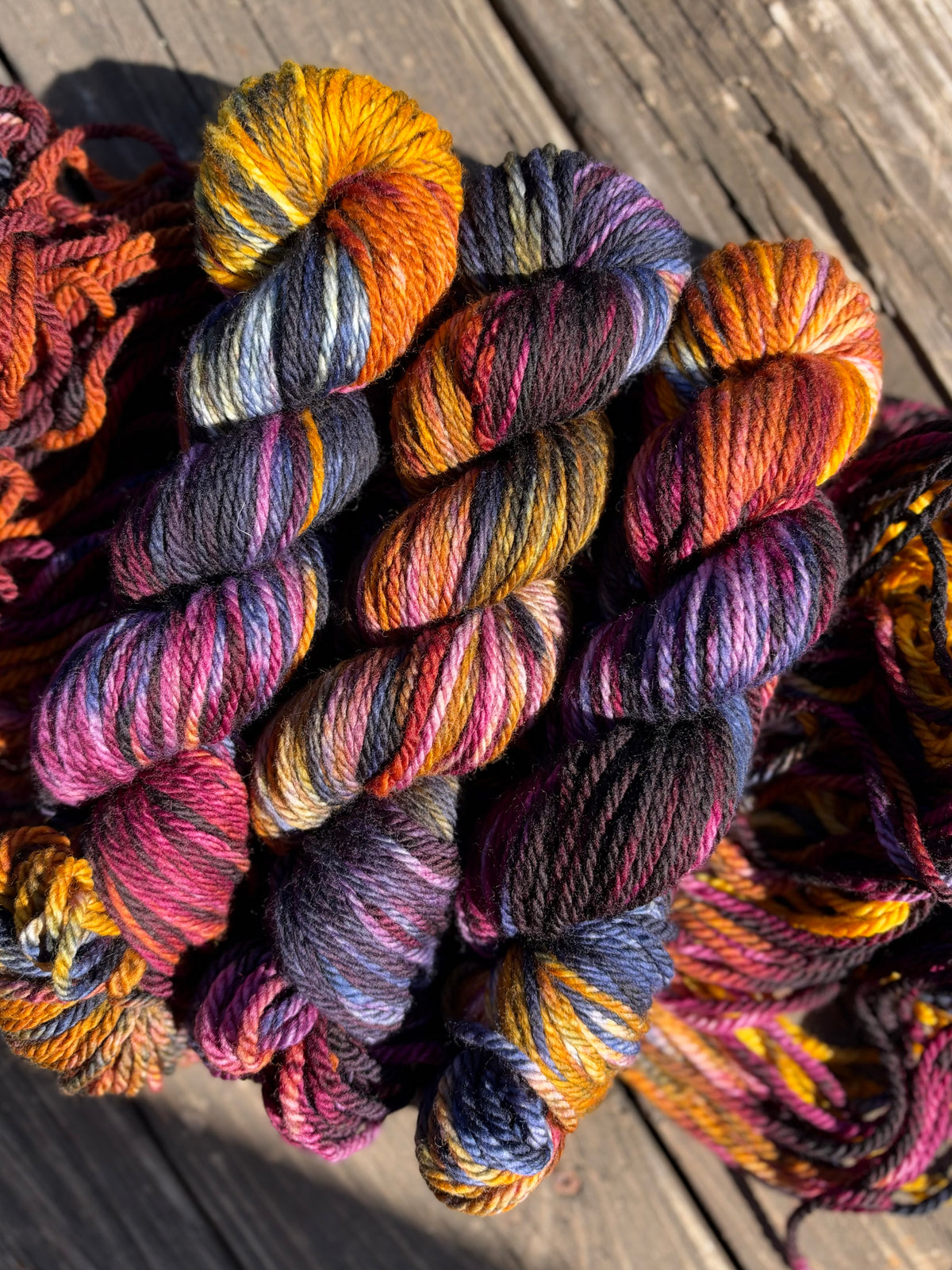 Roll of the Dye- Autumn Colors | Hand Dyed Yarn