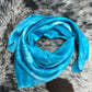 Silk Charmeuse Wild Rag- “Tide"