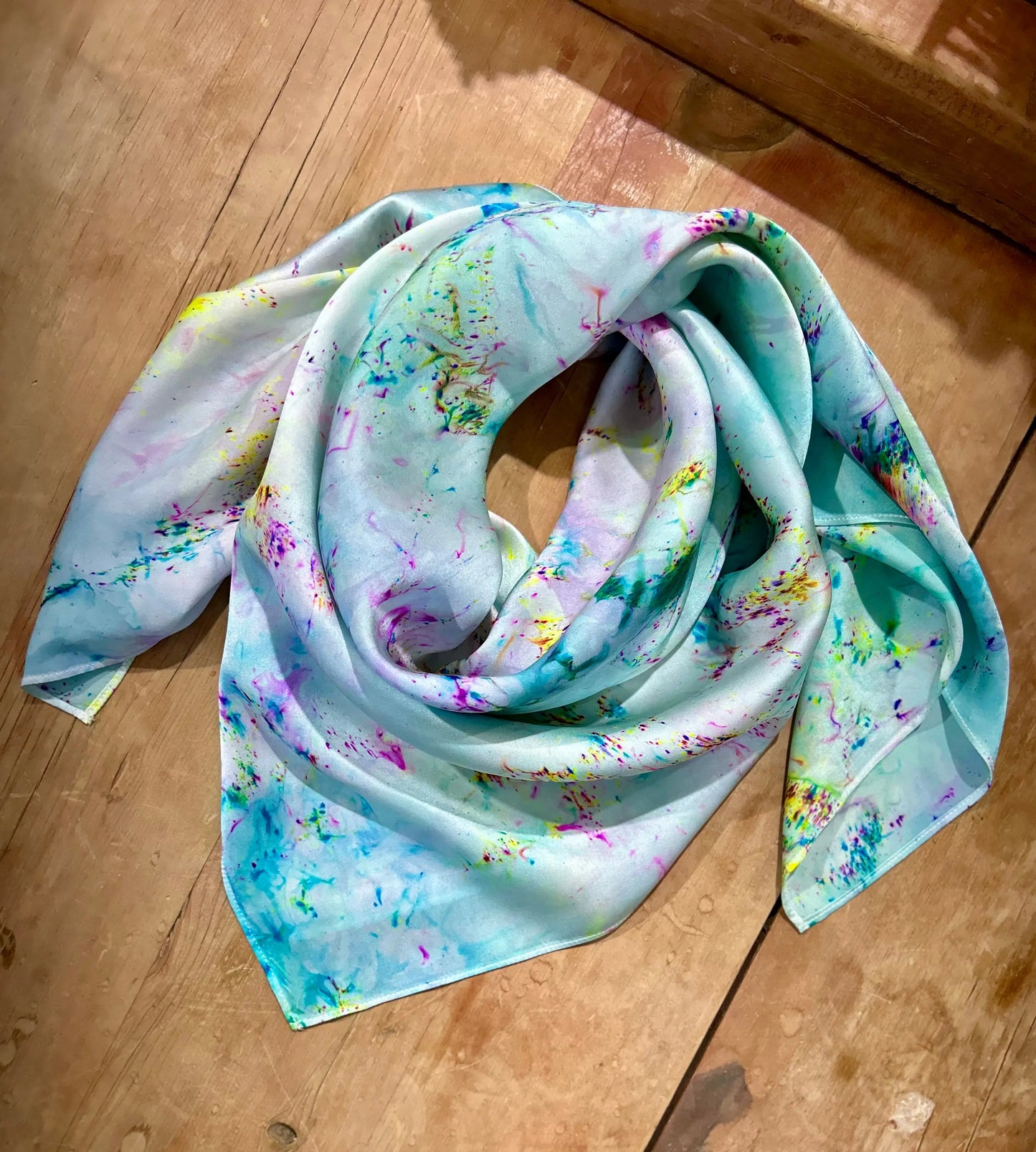 OOAK- 100% Silk Wild Rag