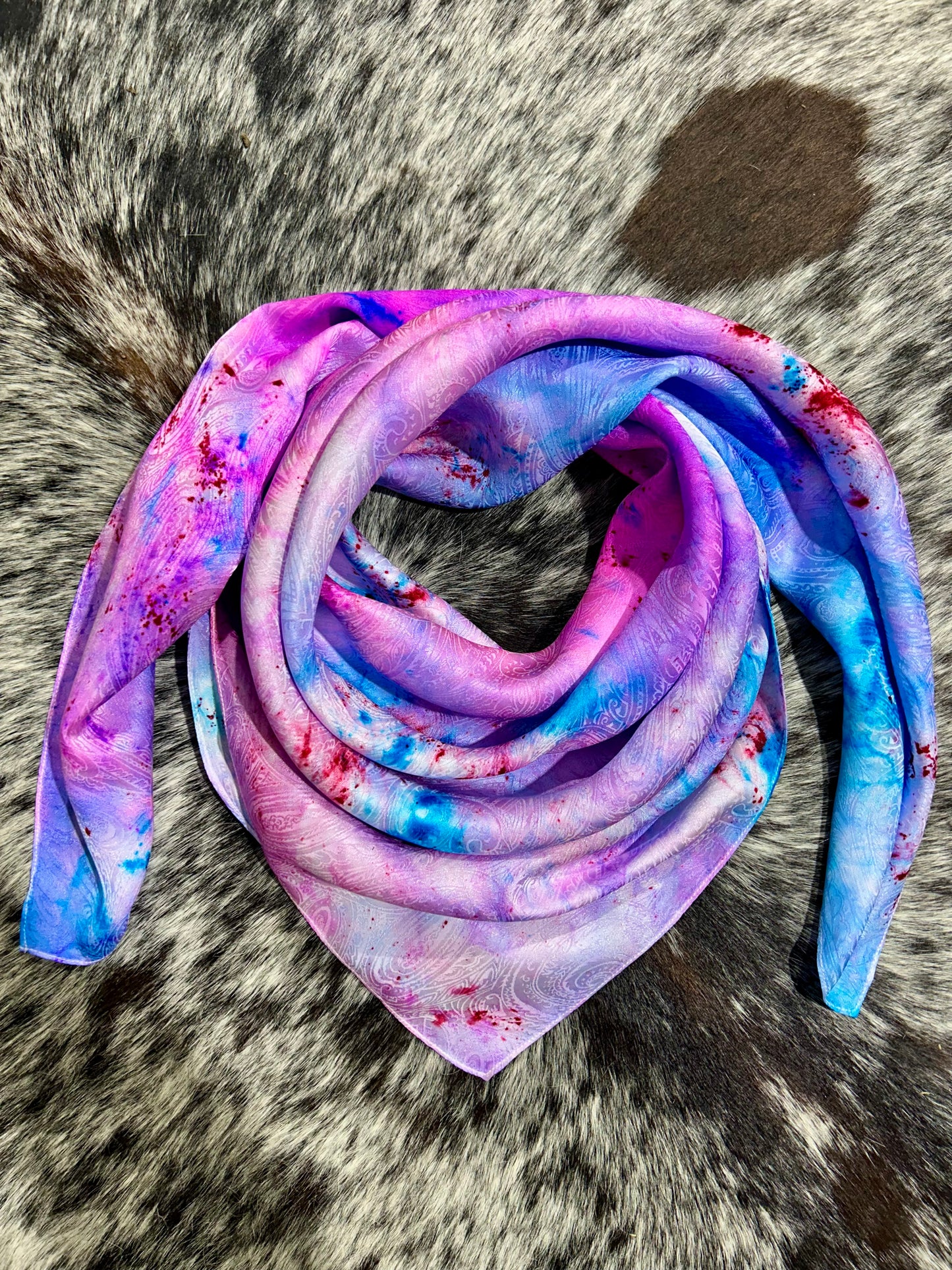 Brighter Days- 100% Jacquard Silk Wild Rag