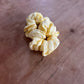100% Silk Scrunchie | Hand-Dyed Mulberry Silk | Butter Yellow