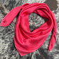 “Coral”- 100% Jacquard Silk Wild Rag (36")