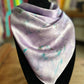 Lavender Speckled- 100% Silk Wild Rag