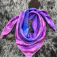 “Cotton Candy”-Charmeuse Silk Wild Rag