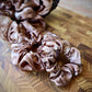 100% Silk Scrunchie | Hand-Dyed Mulberry Silk | "Fawn"