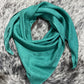 “Emerald”- 100% Jacquard Silk Wild Rag (36")
