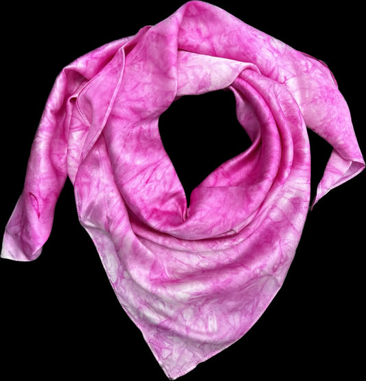 Charmeuse Wild Rag- “Bubblegum” Amber Waves KS