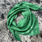 Tonal Green- 100% Jacquard Silk Wild Rag