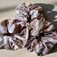 100% Silk Scrunchie | Hand-Dyed Mulberry Silk | "Fawn"