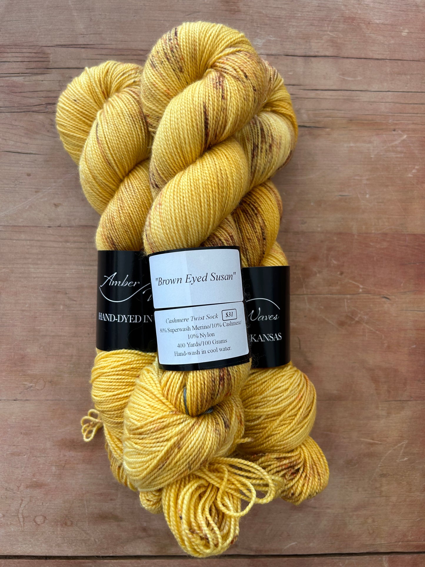 “Brown Eyed Susan” | Hand-Dyed Yarn