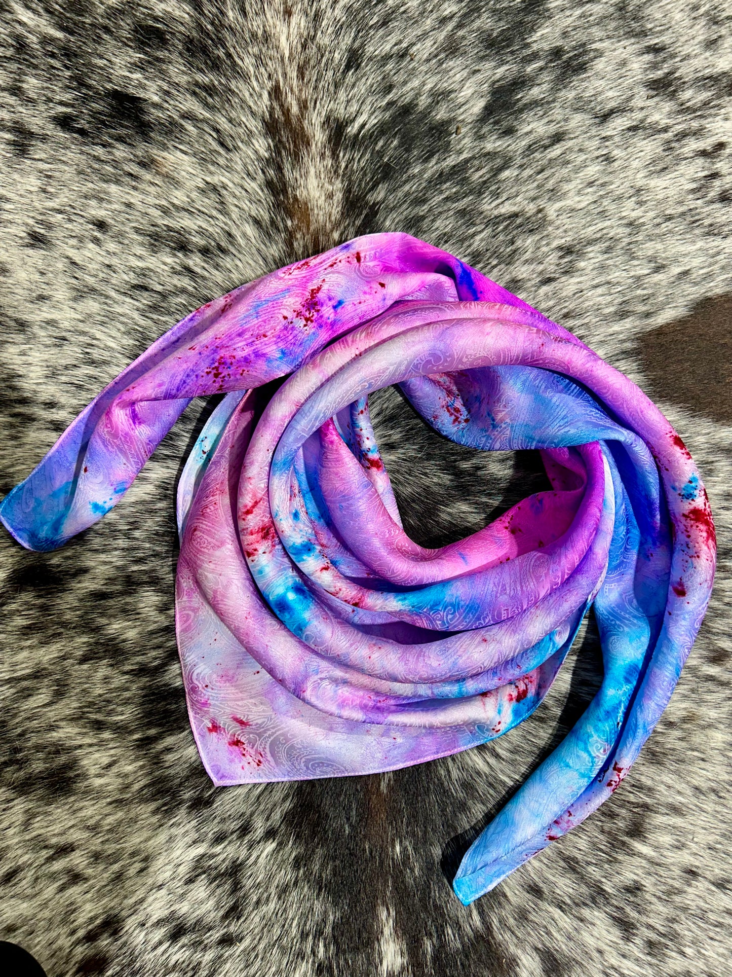 Brighter Days- 100% Jacquard Silk Wild Rag