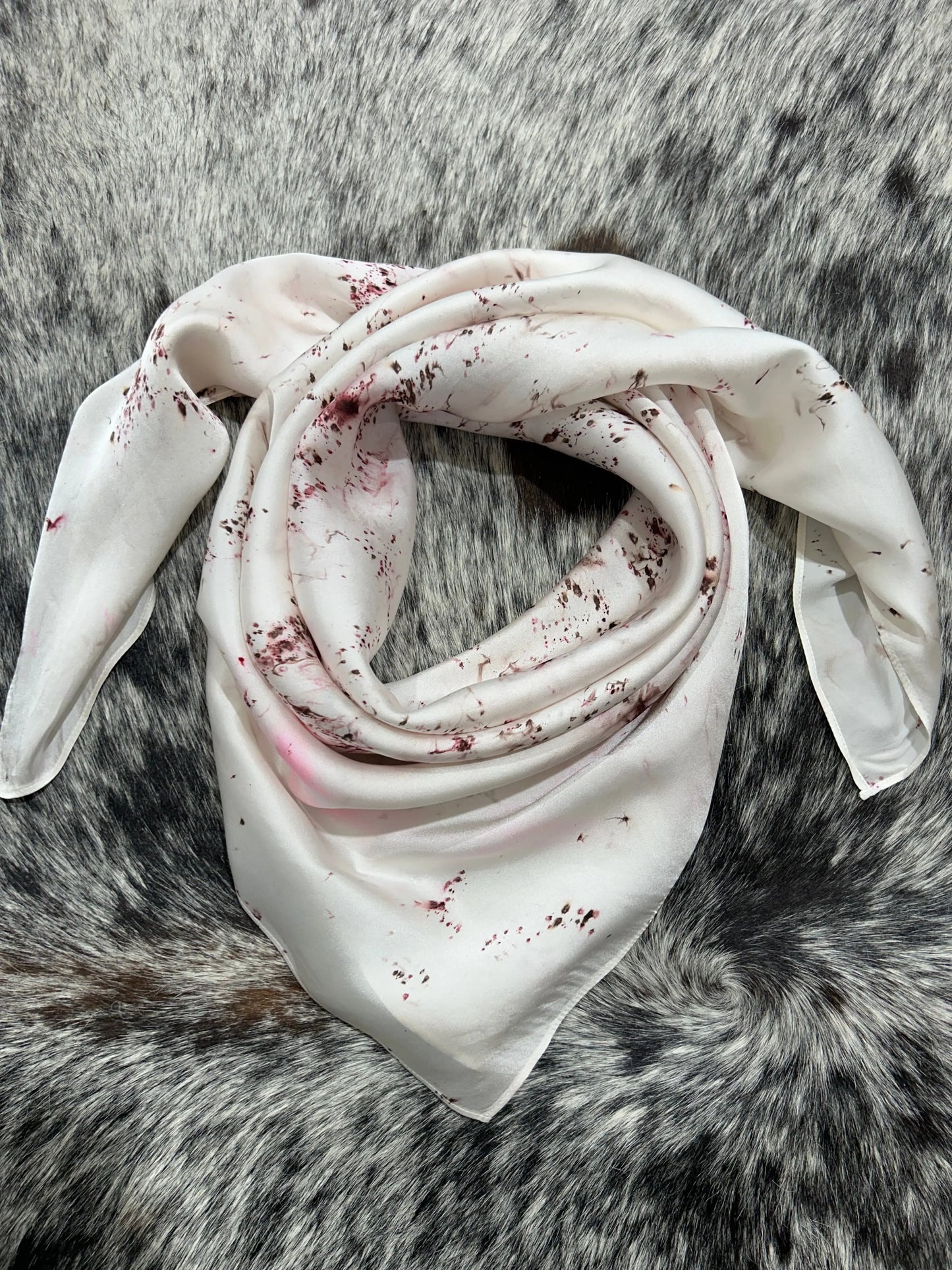IMPERFECT Charmeuse Silk Wild Rag Amber Waves KS