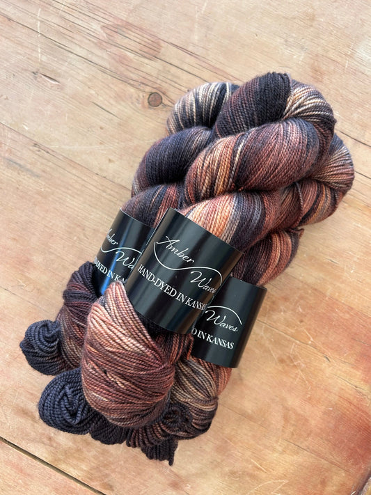 “Buffalo”- Cashmere Twist Sock | Hand Dyed Yarn