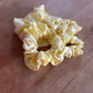 100% Silk Scrunchie | Hand-Dyed Mulberry Silk | Butter Yellow