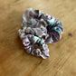 100% Silk Scrunchie | Hand-Dyed Mulberry Silk | Lavender Speckled