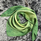 Lemongrass- 100% Jacquard Silk Wild Rag