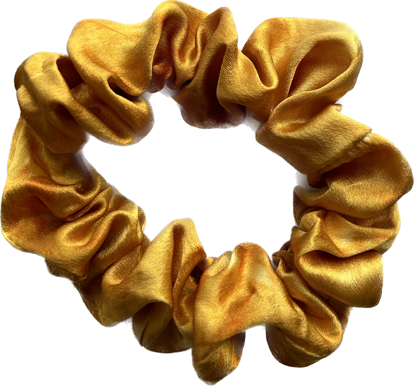 100% Silk Hand-Dyed Scrunchie- "Canyon"