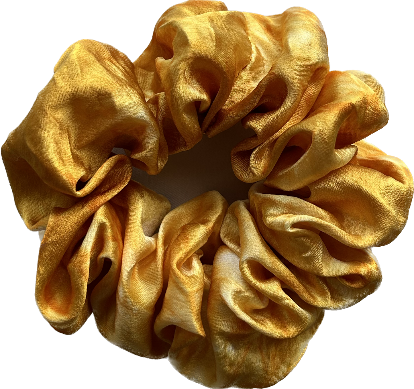 100% Silk Hand-Dyed Scrunchie- "Canyon"