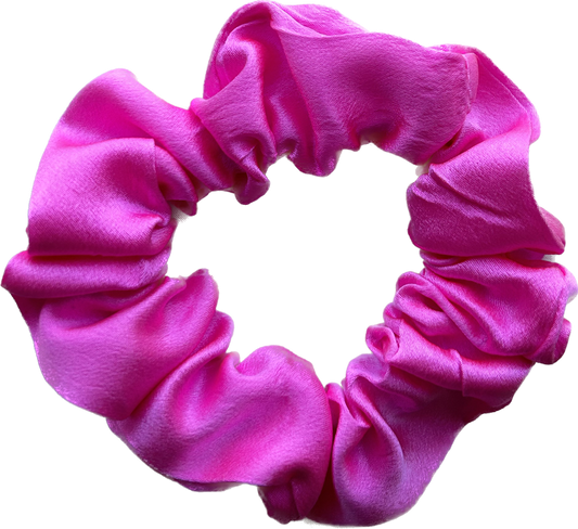 100% Silk Hand-Dyed Scrunchie- "Malibu"