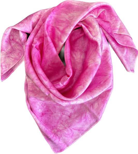 Charmeuse Wild Rag- “Bubblegum”