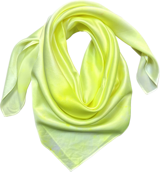 Imperfect 100% Silk Wild Rag- “Lite Brite”