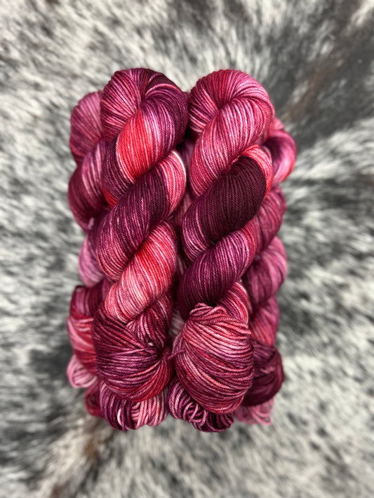 "Beet of My Heart" Hand-Dyed Yarn
