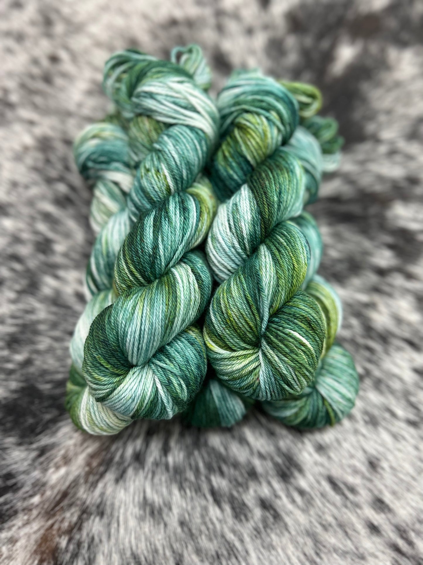 "Green With Envy" Hand-Dyed Yarn