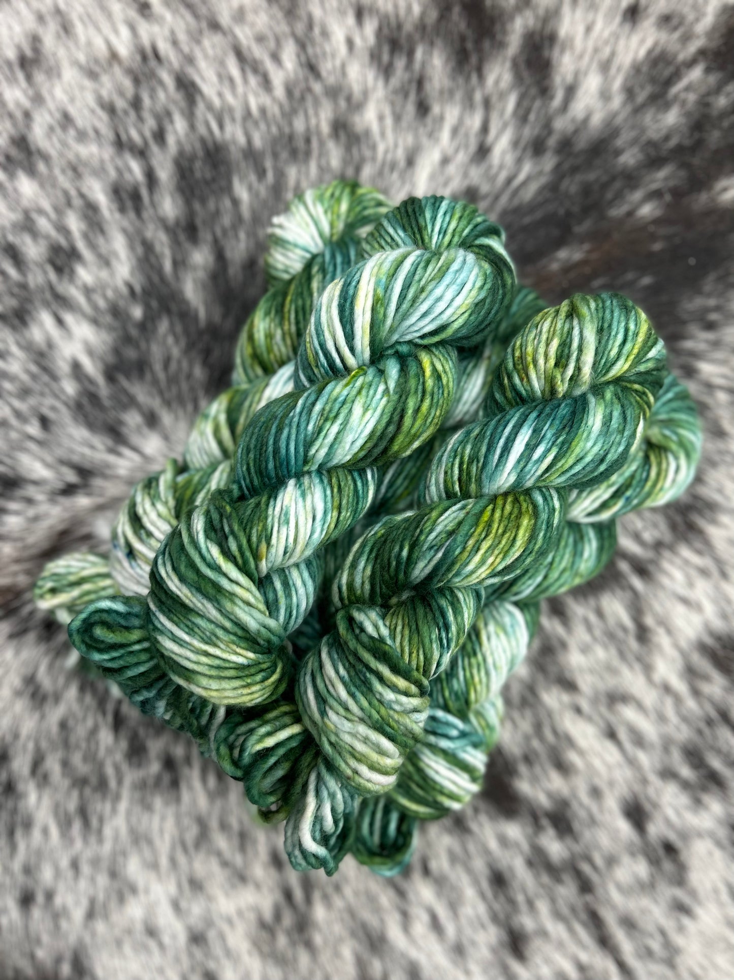 "Green With Envy" Hand-Dyed Yarn