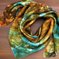 "Turquoise Obsession"- 100% Jacquard Silk Wild Rag
